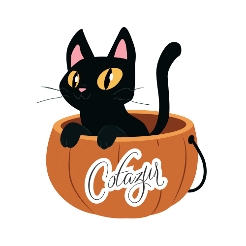 Happy Halloween Sticker by Cotazur
