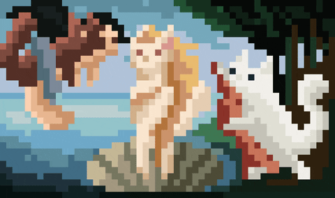 Birth Of Venus Art GIF - Find & Share on GIPHY