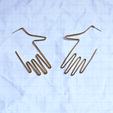 Hands Earrings GIF by mjkahn