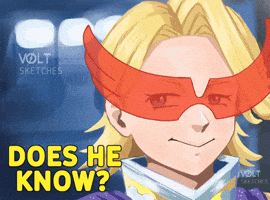 Does He Know My Hero Academia GIF
