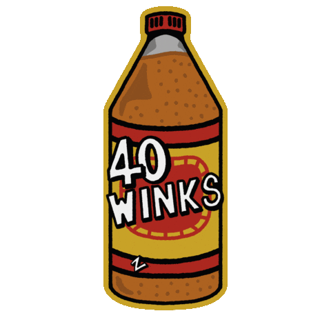 40Oz 40Winks Sticker