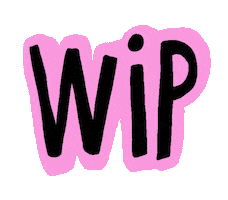 Working Work In Progress Sticker