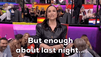 Last Night GIF by Eurovision Song Contest
