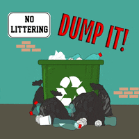 Throw It Out Trash Can GIF by Pudgy Penguins