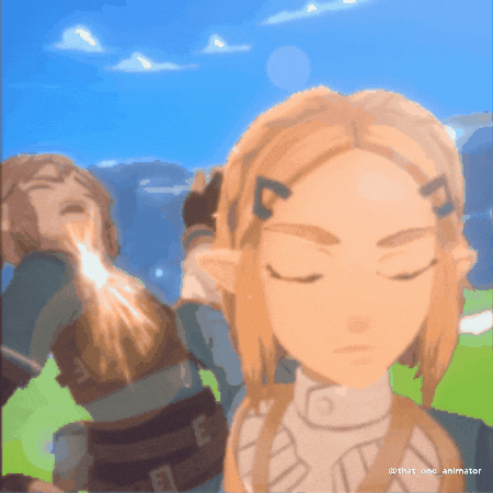 Hair Zelda GIF