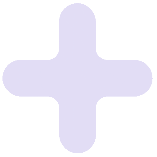Cross Lila Sticker