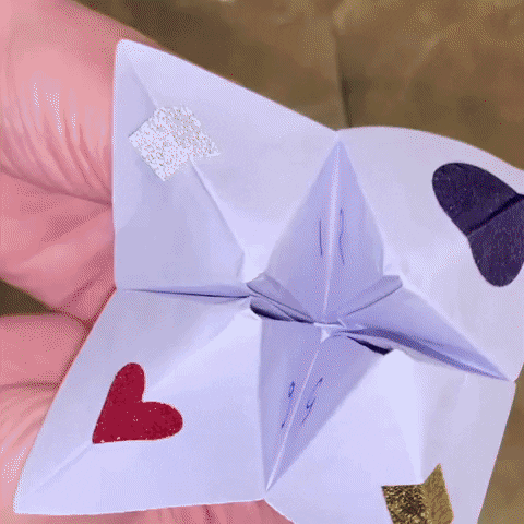 escalate with time bride Paper Fortune Teller GIFs - Get the best GIF on GIPHY