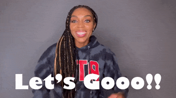 Happy Lets Go GIF by Renee Montgomery