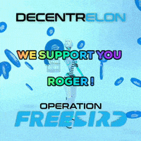 Cryptocurrency Roger GIF by decentrelon
