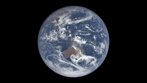 earth compared to other planets gif