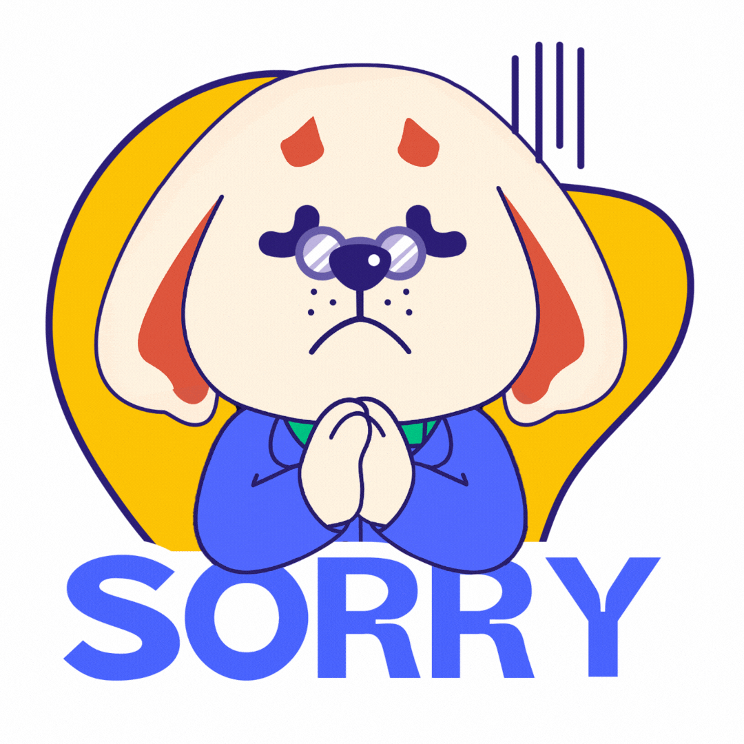 Sad Dog GIF by KOL.ID