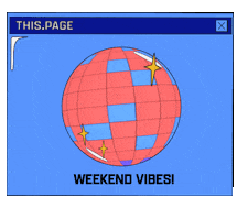 Weekend Vibes Sticker by This Page Amsterdam