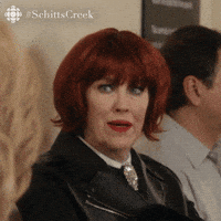 i know right schitts creek GIF by CBC i know right schitts creek GIF by CBC