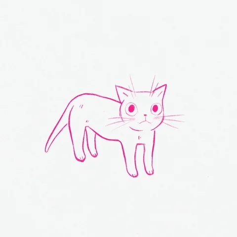Cat Stretching GIF