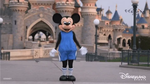 Stretching Mickey Mouse GIF
