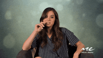 excited hailee steinfeld GIF by Music Choice
