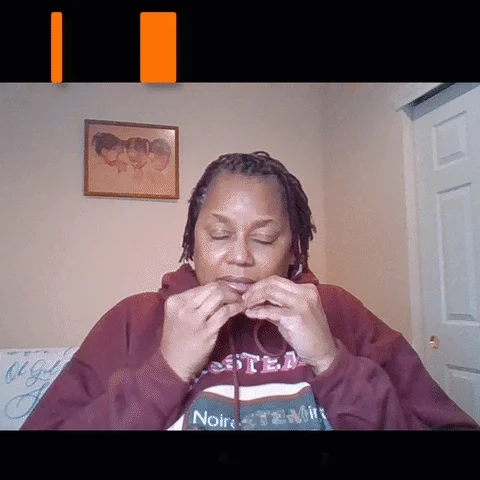 Relaxing Black Woman GIF