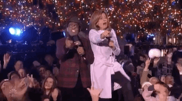 hoda kotb christmas in rockefeller 2018 GIF by NBC