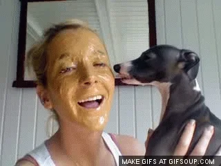 Dog Face GIF