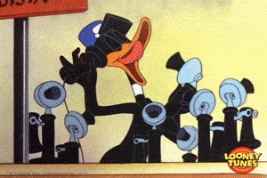 daffy duck hello GIF by Looney Tunes