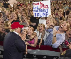 Trump Jesus GIF by Maryanne Chisholm - MCArtist