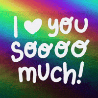 Love You Rainbow GIF by Yevbel