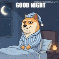 Tired Good Night GIF by Doge Pound