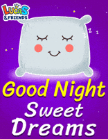 Tired Good Night GIF by Lucas and Friends by RV AppStudios