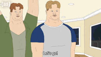 Celebrate Lets Go GIF by Adult Swim