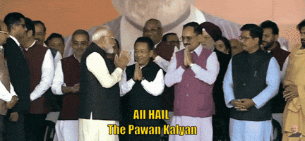 Pawan Kalyan Politics GIF by Sharat North America Exhibition
