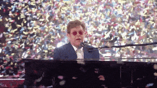 Elton John Brits GIF by BRIT Awards