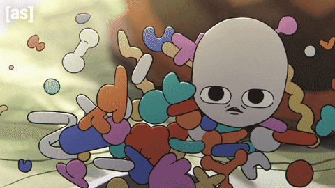 Creature Laying Down GIF by Adult Swim