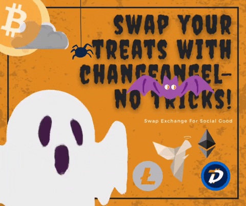 Trick Or Treat Ghost GIF by changeangel