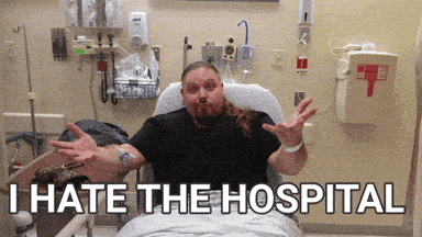 Sick Emergency Room GIF by Brimstone (The Grindhouse Radio, Hound Comics)