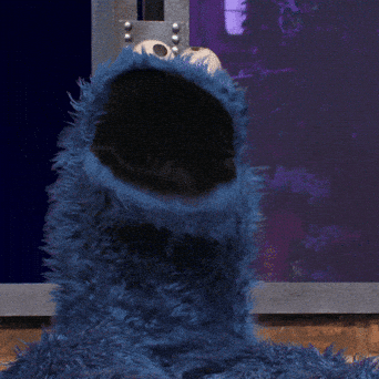 Talking Cookie Monster GIF by Sesame Street