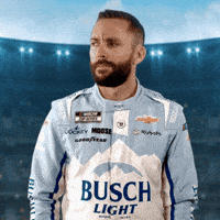 Suspicious Ross Chastain GIF by Busch Beer