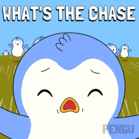 Whats Going On Running GIF by Pudgy Penguins