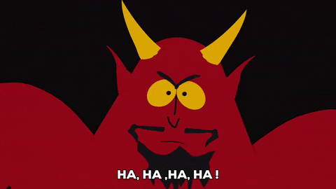 Giphy - excited satan GIF by South Park 