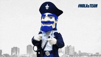 New Orleans Mascot GIF by New Orleans Privateers