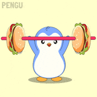 Working Out GIF by Pudgy Penguins