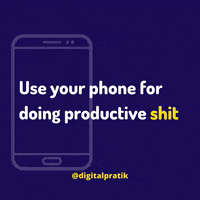 Phone Quote GIF by Digital Pratik