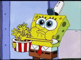 eating popcorn GIF by SpongeBob SquarePants