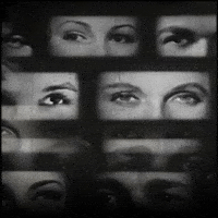 Watching Black And White GIF