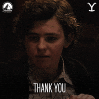 Paramount Network Thank You GIF by Yellowstone