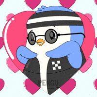 In Love Hearts GIF by Pudgy Penguins