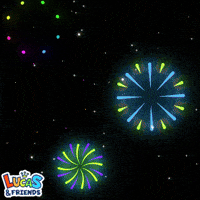 New Year Happy Holidays GIF by Lucas and Friends by RV AppStudios