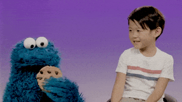 Cookie Monster Share GIF by Sesame Street