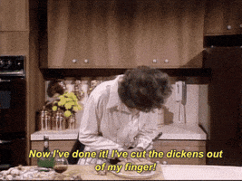 dan aykroyd now ive done it ive cut the dickens out of my finger GIF by Saturday Night Live