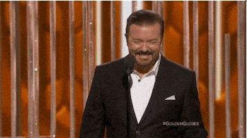 Ricky Gervais Lol GIF