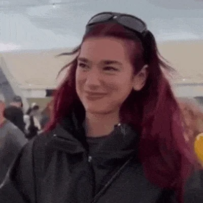 Awkward Dua Lipa GIF